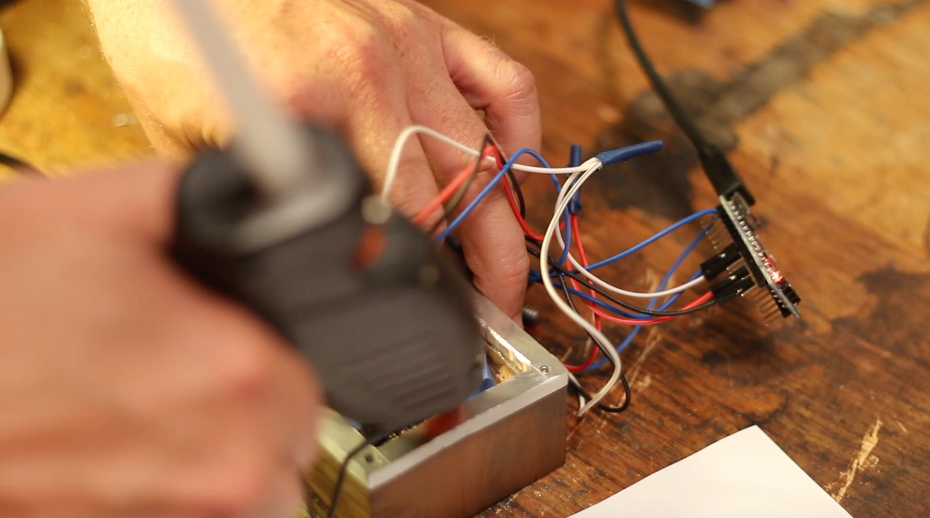 Making a Wooden LED Clock 11 Steps with Pictures Circuit Diagram