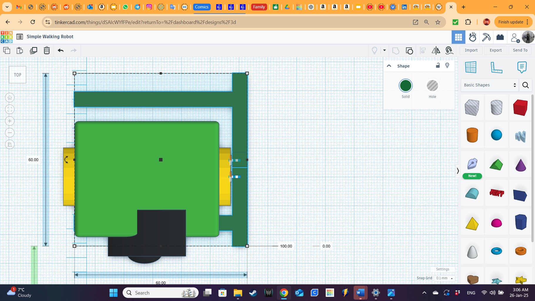 Tinkercad Robotics for School: SIMLAB KOMBAT! (virtual Walking Robots ...
