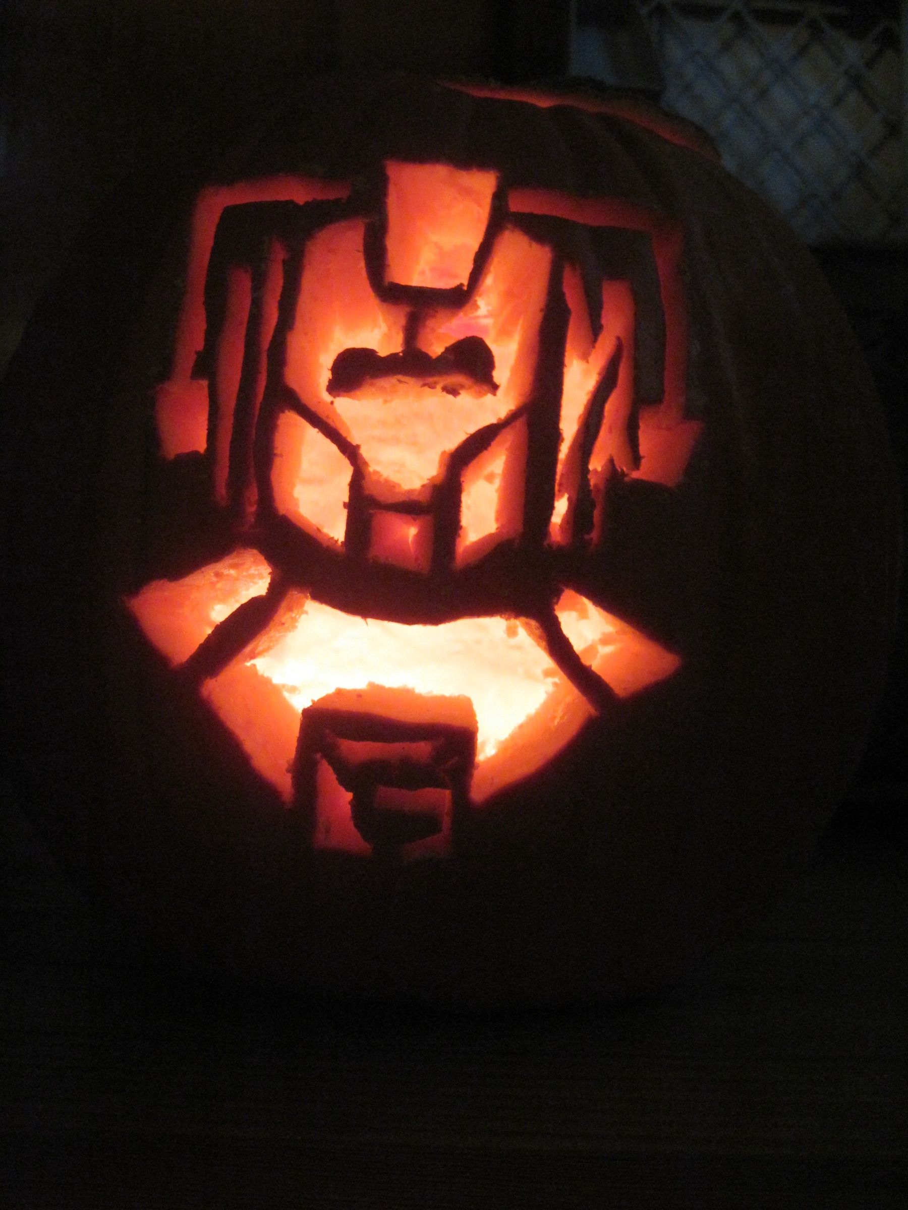 Cyberman pumpkin