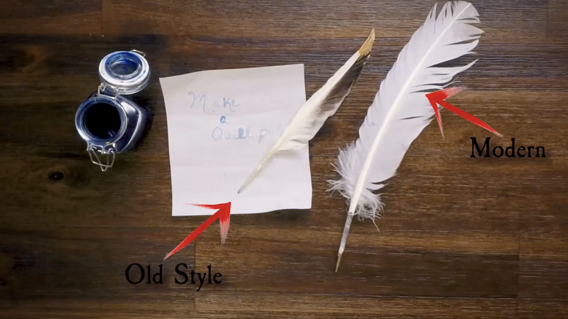 Making a quill pen Clearance