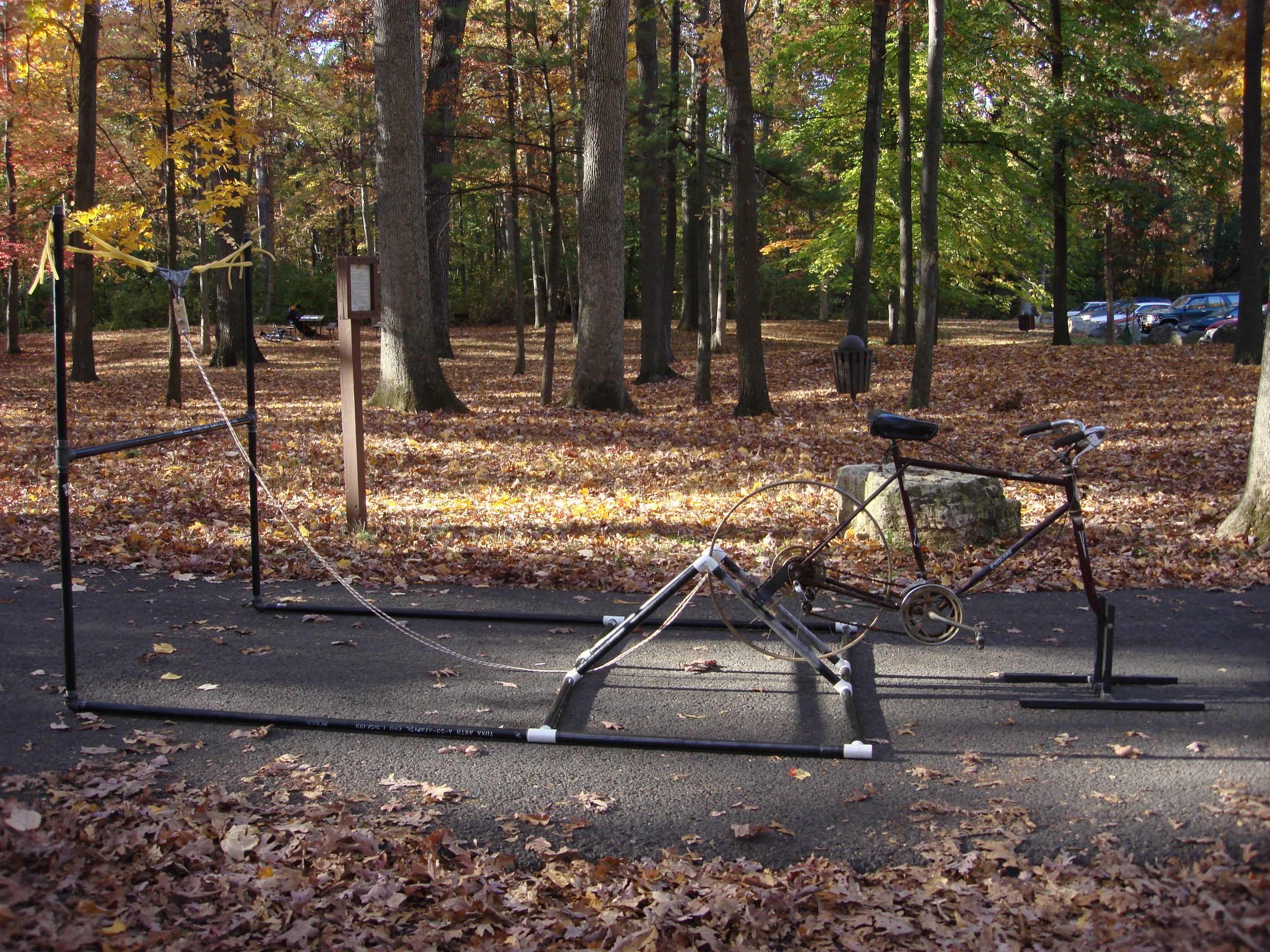 Pedal Powered Sling Shot