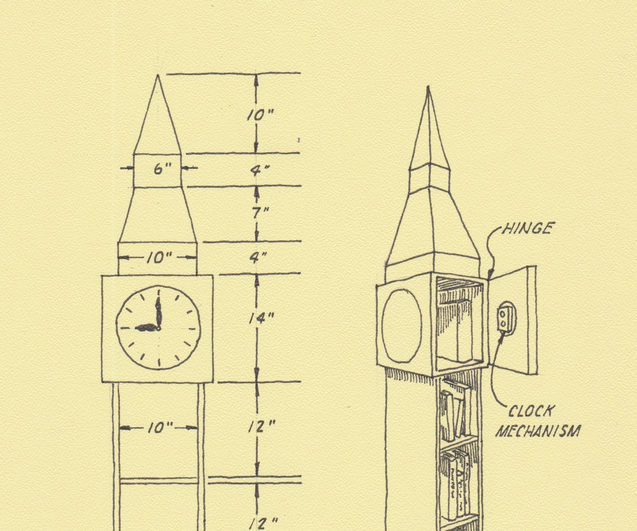 Big Ben Bookcase