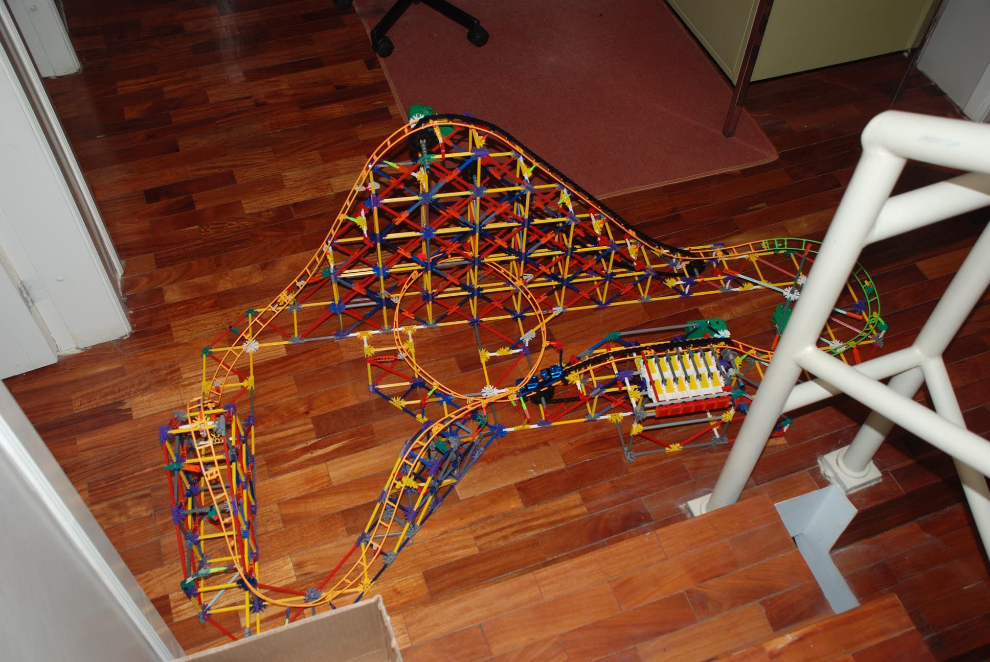 Wooden Coaster and Vehicle