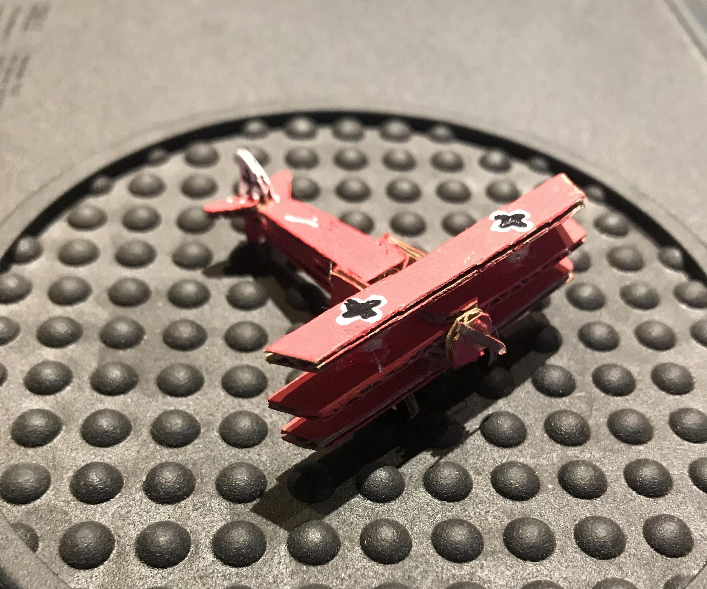 How to Make a Mini Red-Baron Fokker Tri-plane(With Cardboard)