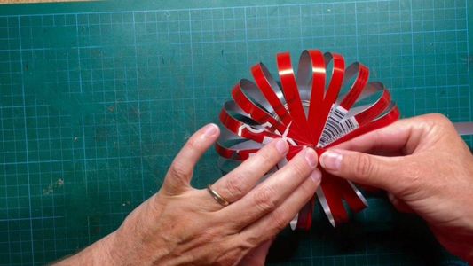 Combine the Strips With Contact Adhesive
