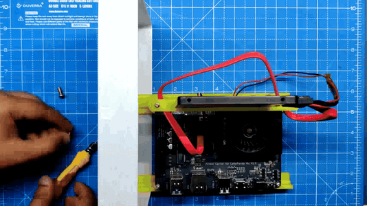 Latte Panda and Front Section Assembly
