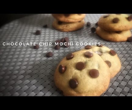 Chocolate Chip Mochi Cookies