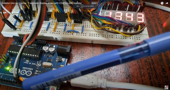 7 Segment Display and Shift Registers Based Arduino Counter - Instructables