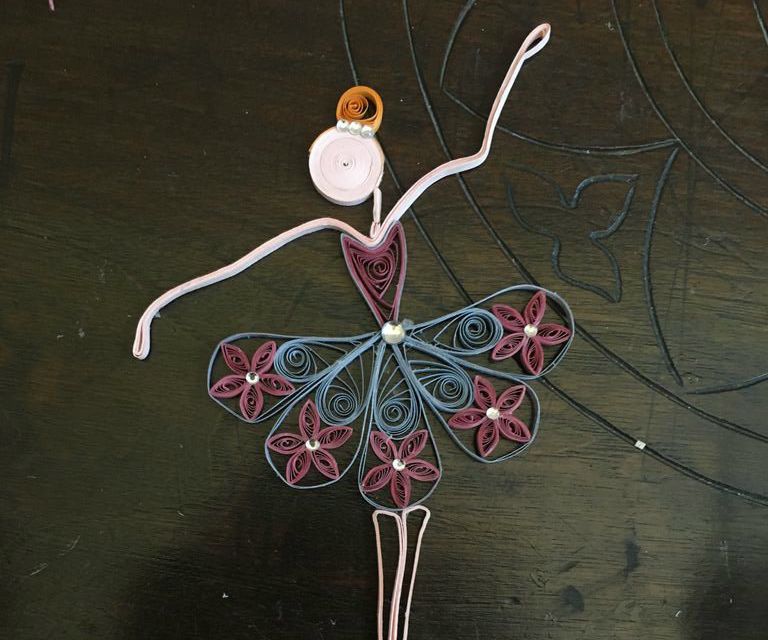 Quilled Ballerina 