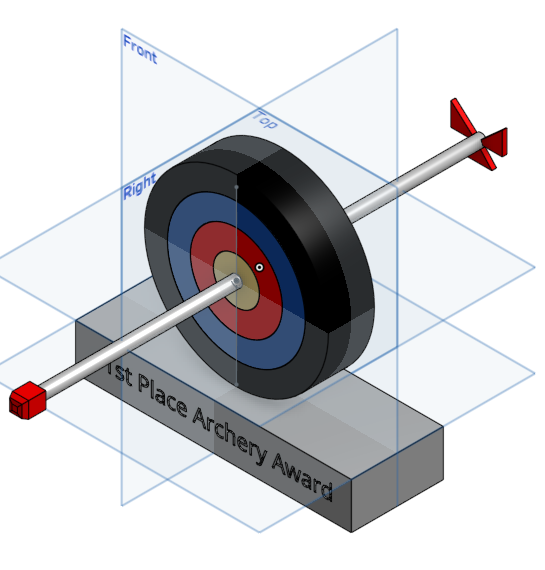Bullseye Archery Award 4 Steps Instructables
