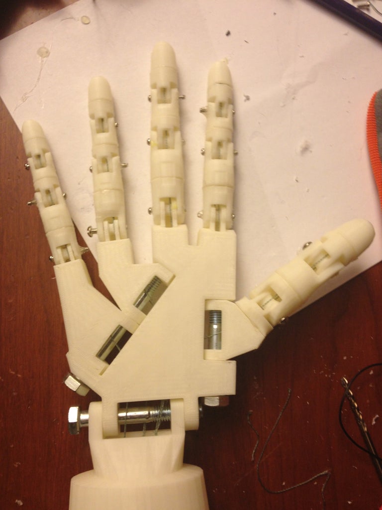 DIY Robotic Hand Controlled by a Glove and Arduino : 8 Steps (with ...