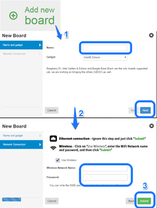 Login to Wyliodrin With Your Account and Add Your Board
