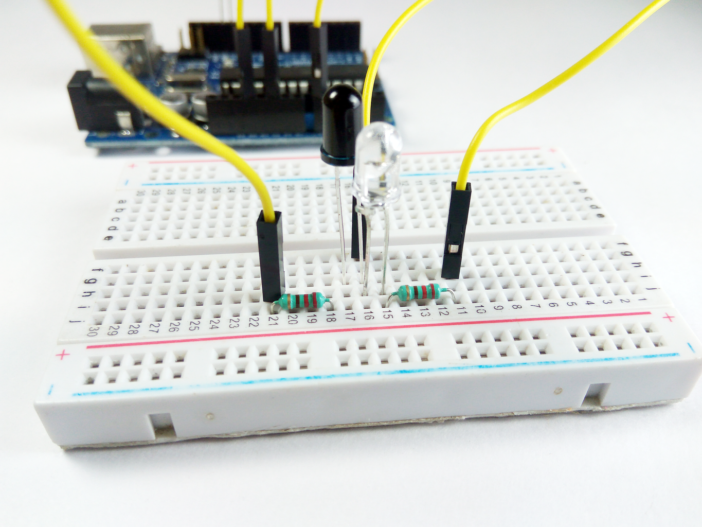 How to Make an IR Object Sensor With Arduino : 6 Steps (with Pictures ... Circuit Diagram