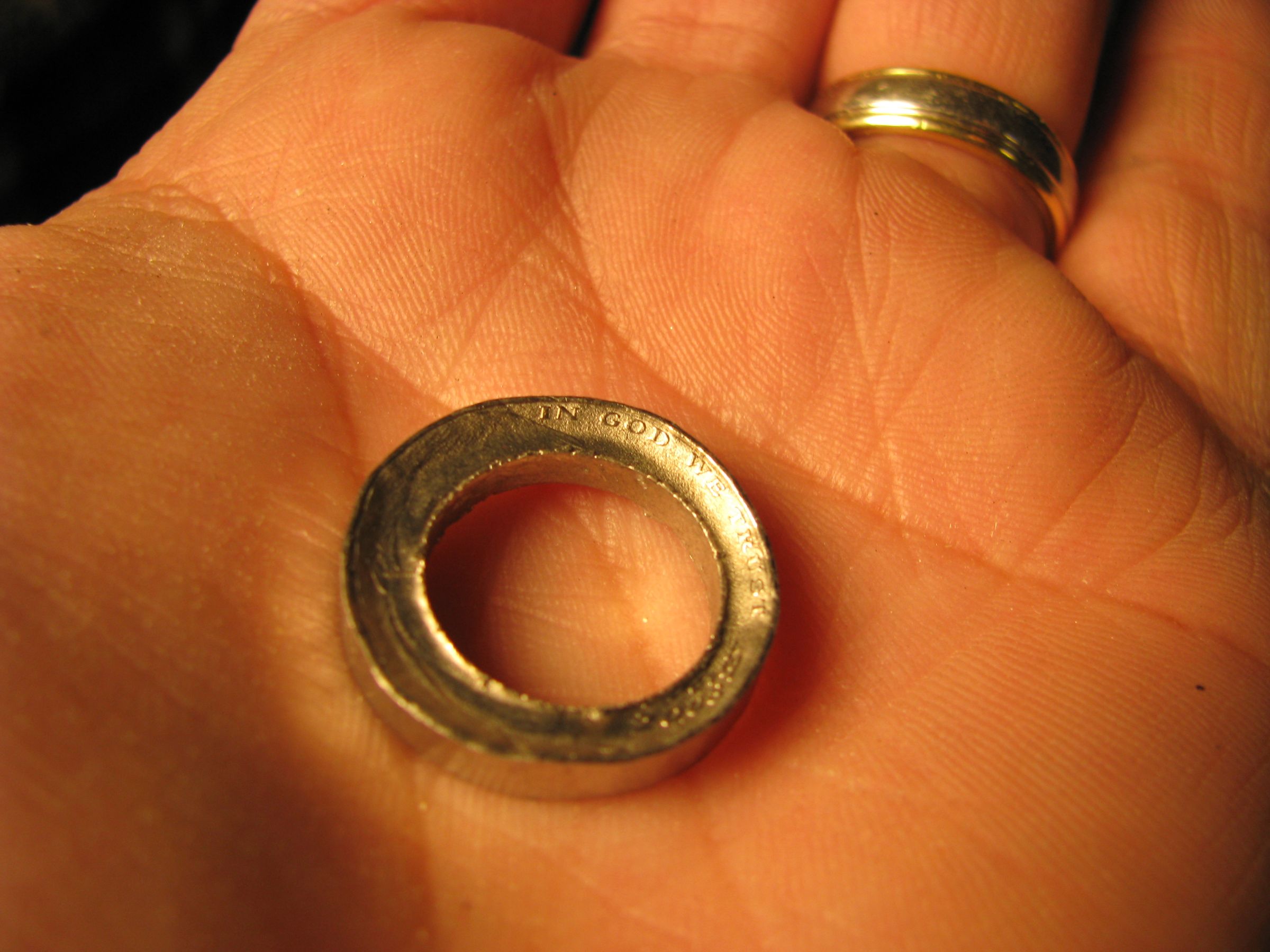 How to Make a Nickel Ring 8 Steps (with Pictures) Instructables
