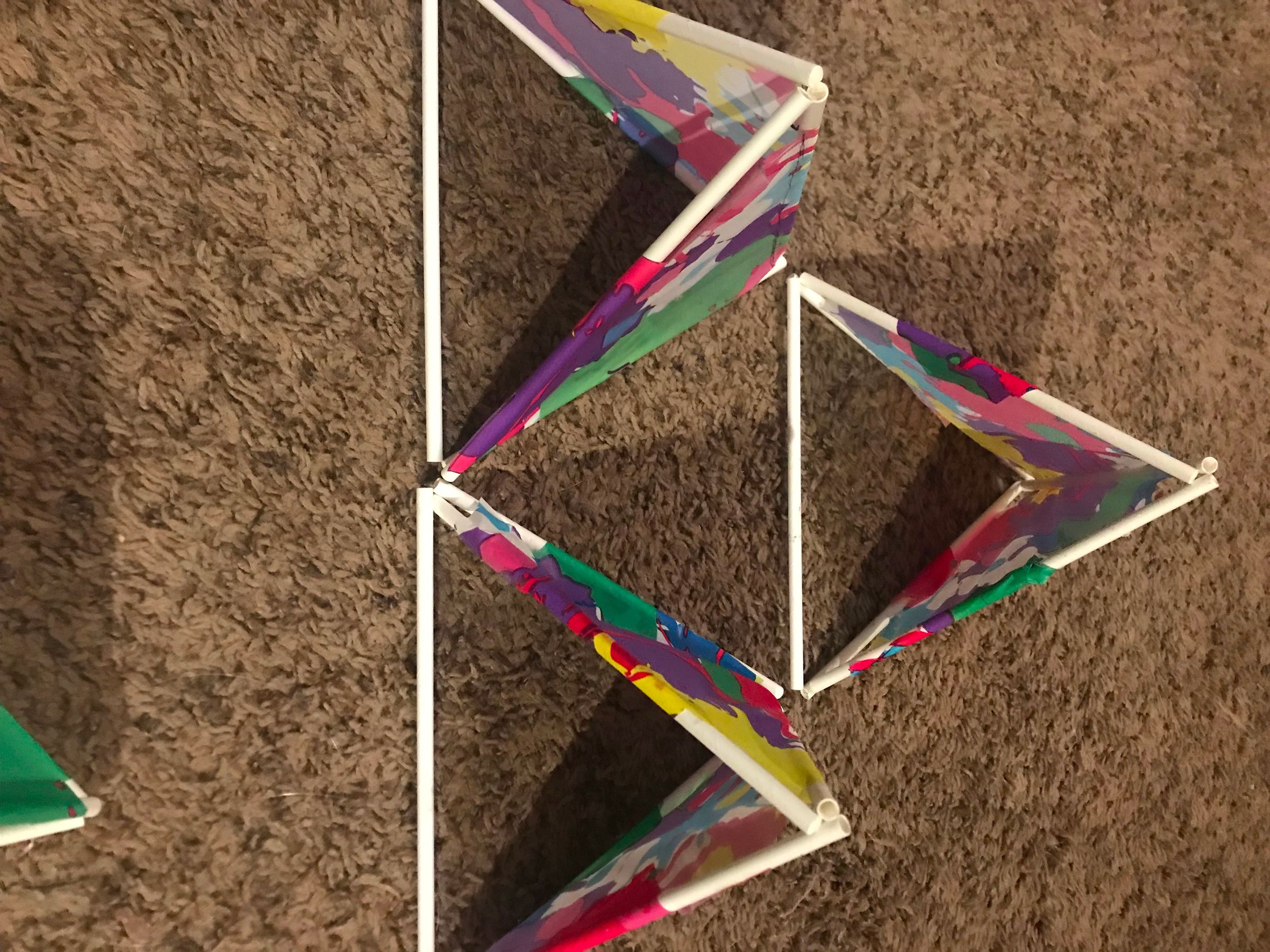 How to Make a Tetrahedral Kite (16Cells) 9 Steps Instructables