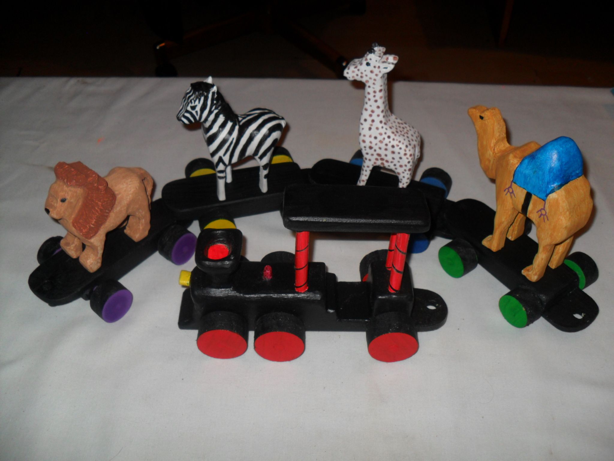 Iris' Wooden Toy Circus Train