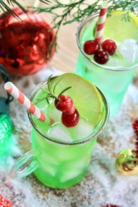 Festive Christmas Grinch Drink