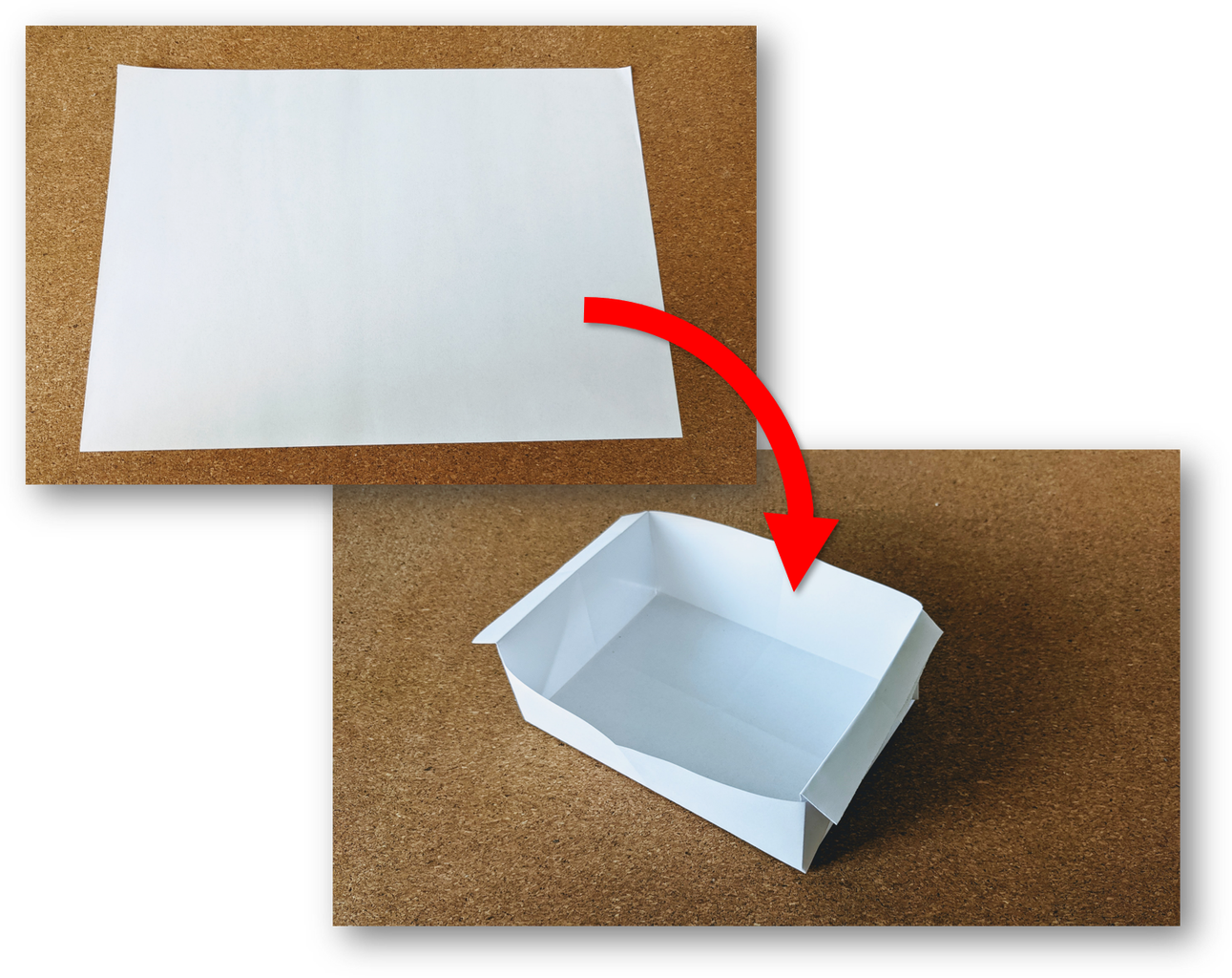 Super Quick and Easy Paper Box 5 Steps Instructables