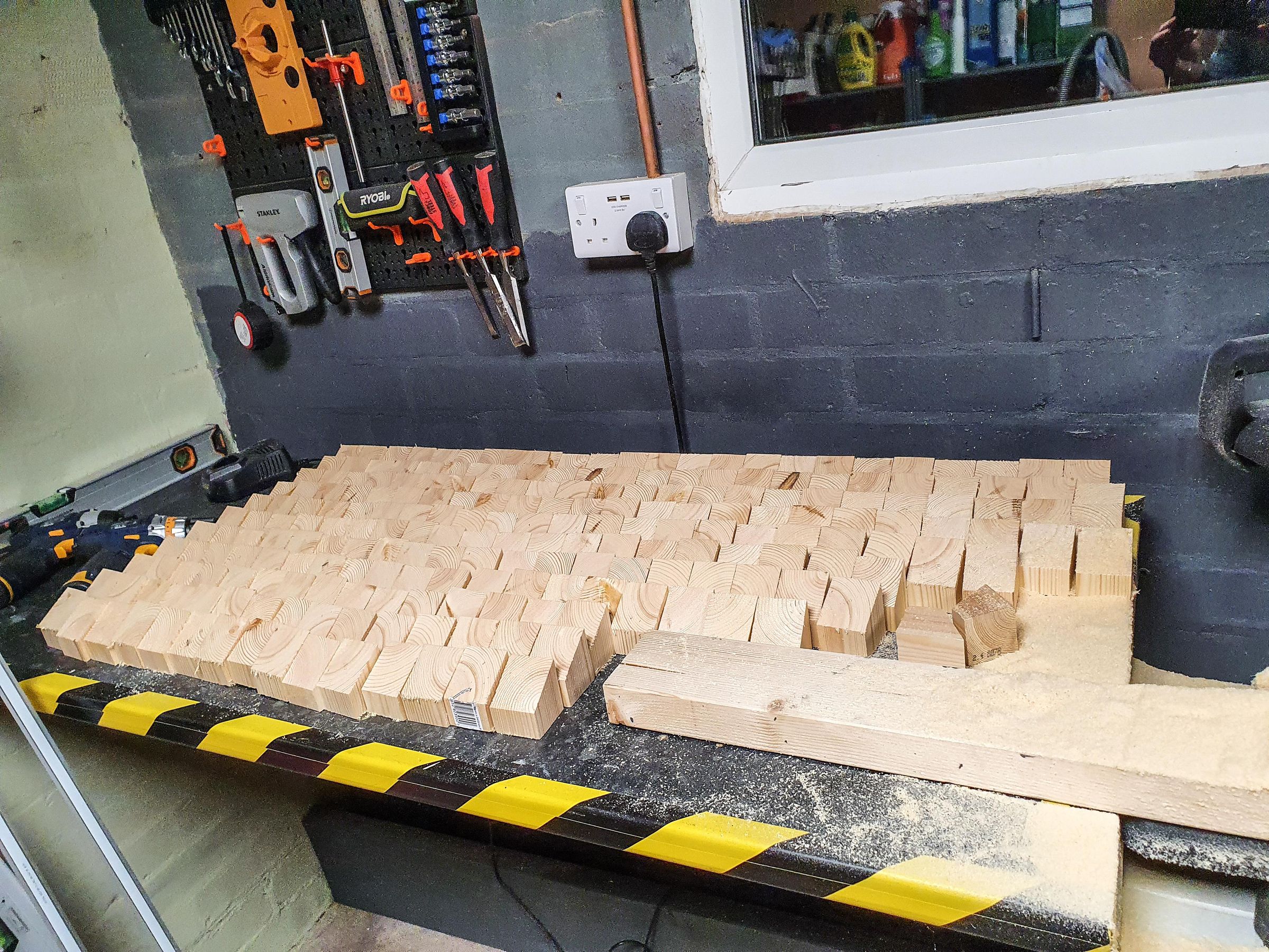 Wooden Blocks Wall Art 5 Steps (with Pictures) Instructables