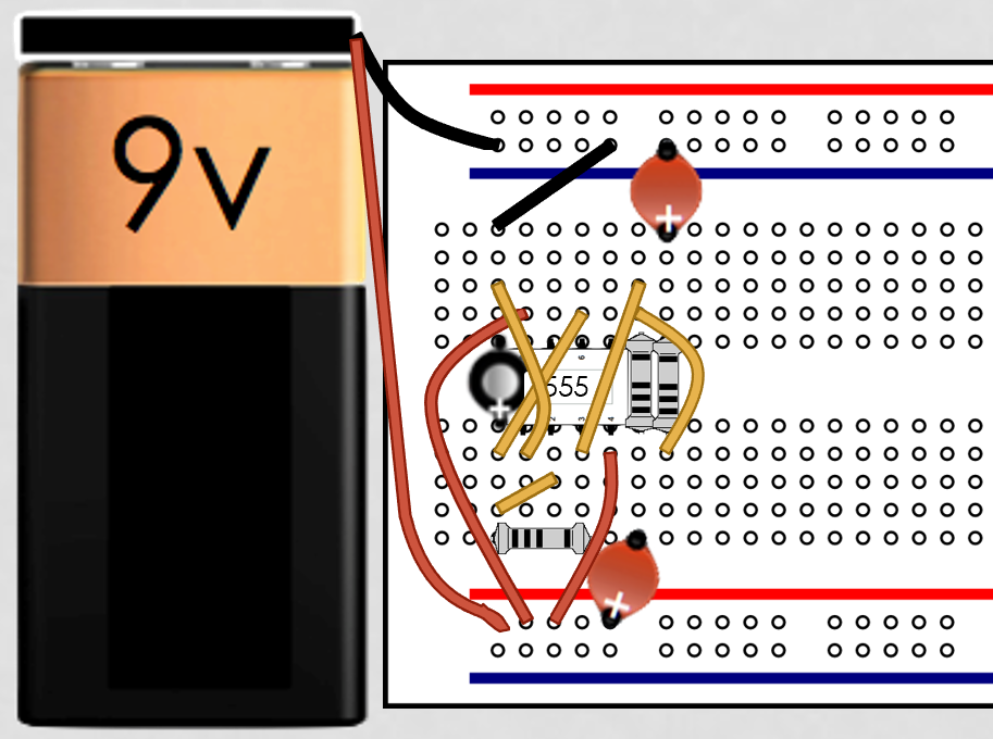 Alternating LED With 555 Timer : 4 Steps - Instructables