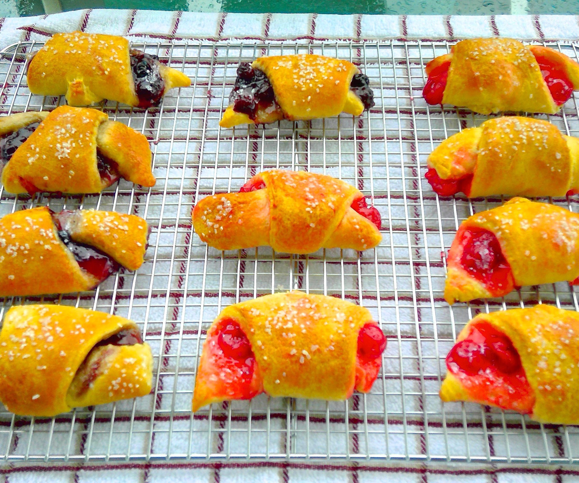 Cherry/Blueberry  Croissants