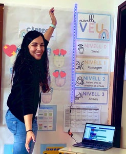 Create the Voice Level Chart Using Canva