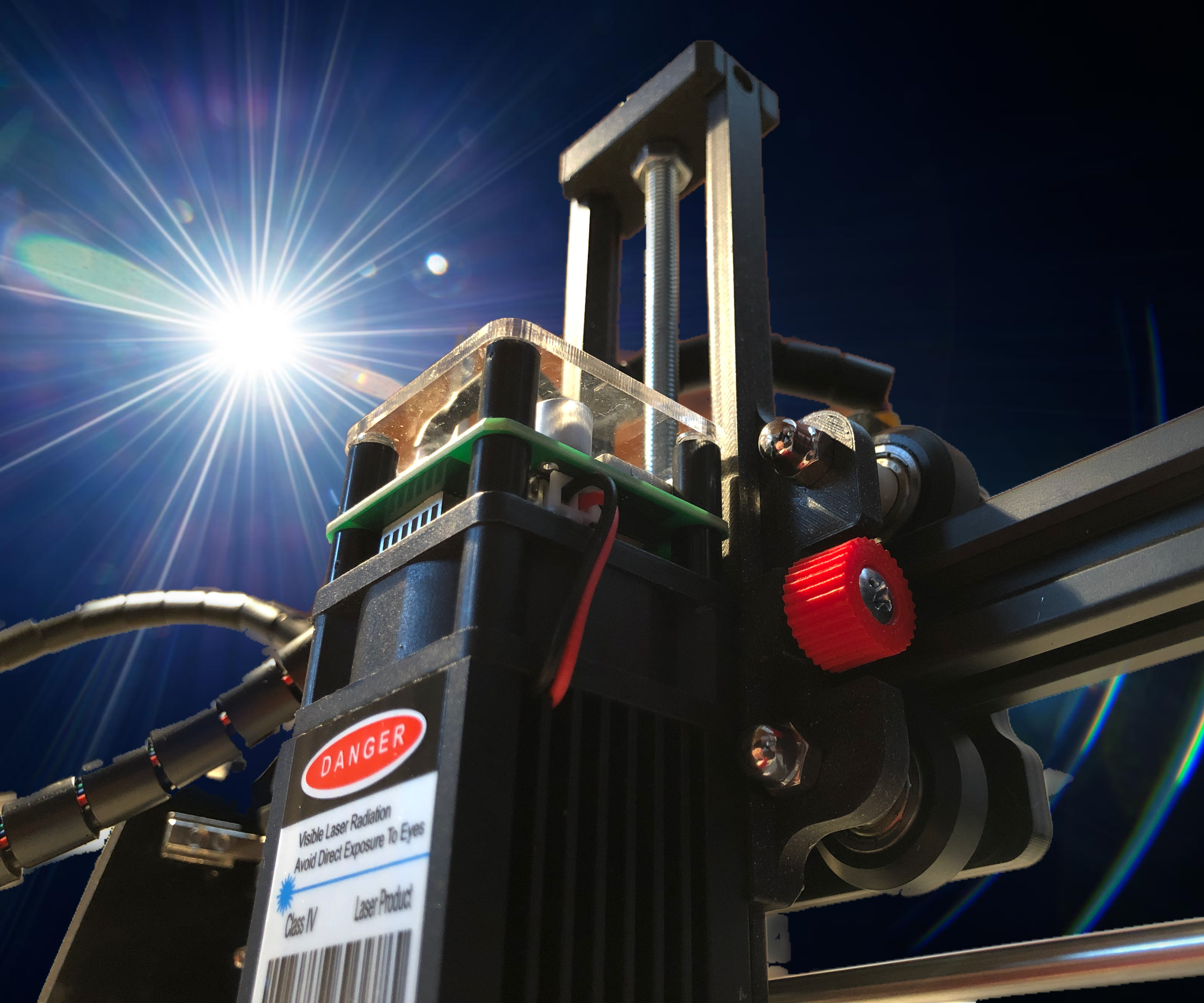 Laser Lifter - Ortur Laser Master 2 (20W) - 3D Printed