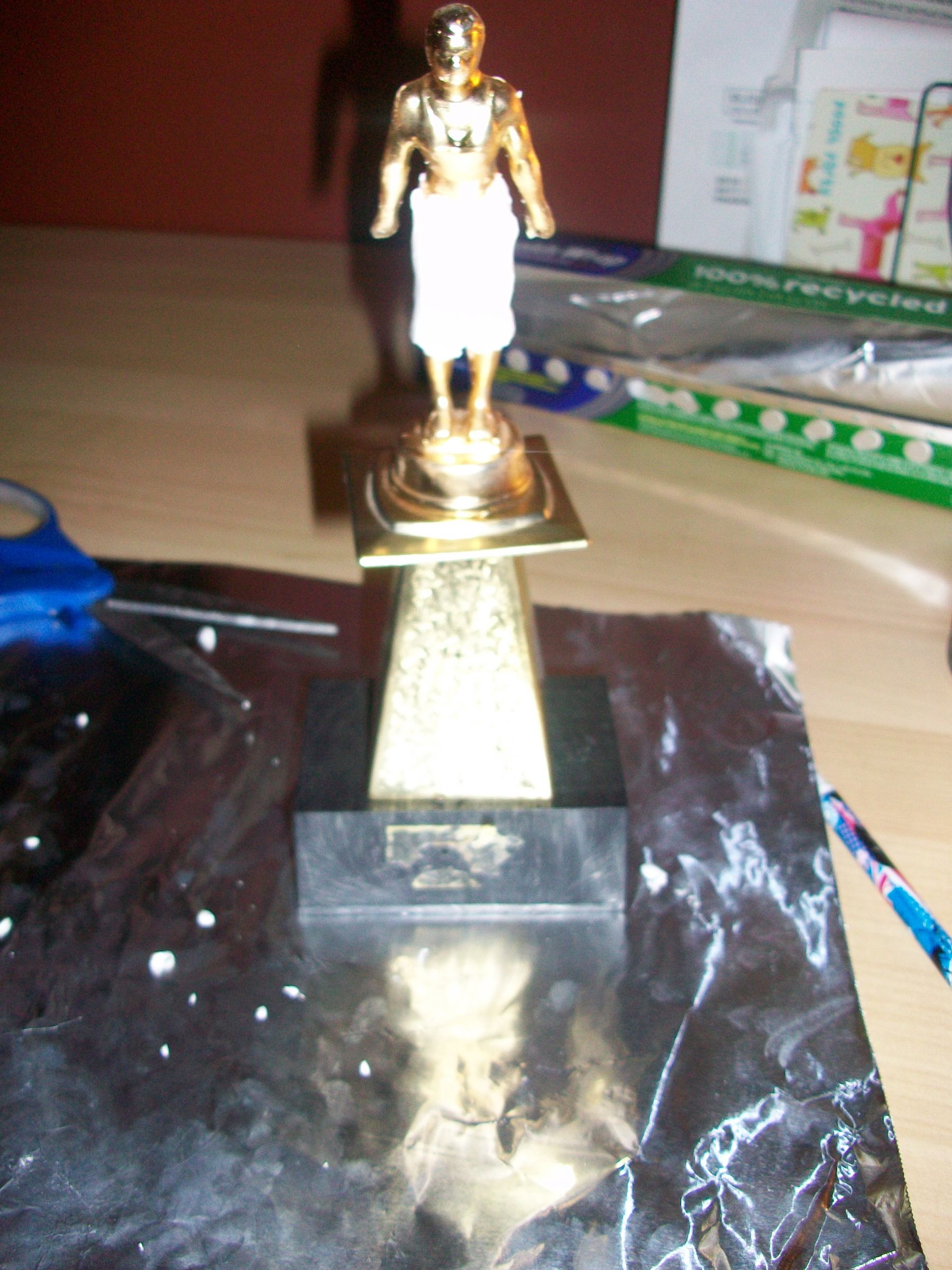 Recycle an Old Trophy Into a New One. 10 Steps Instructables