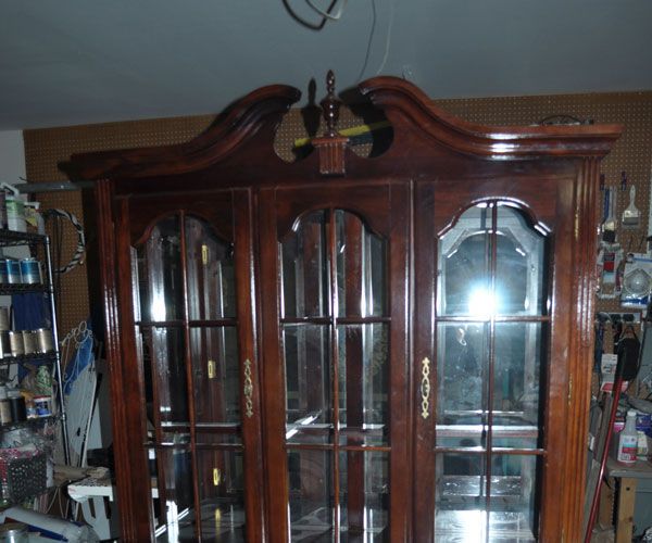 How to Redecorate an Old China Hutch 