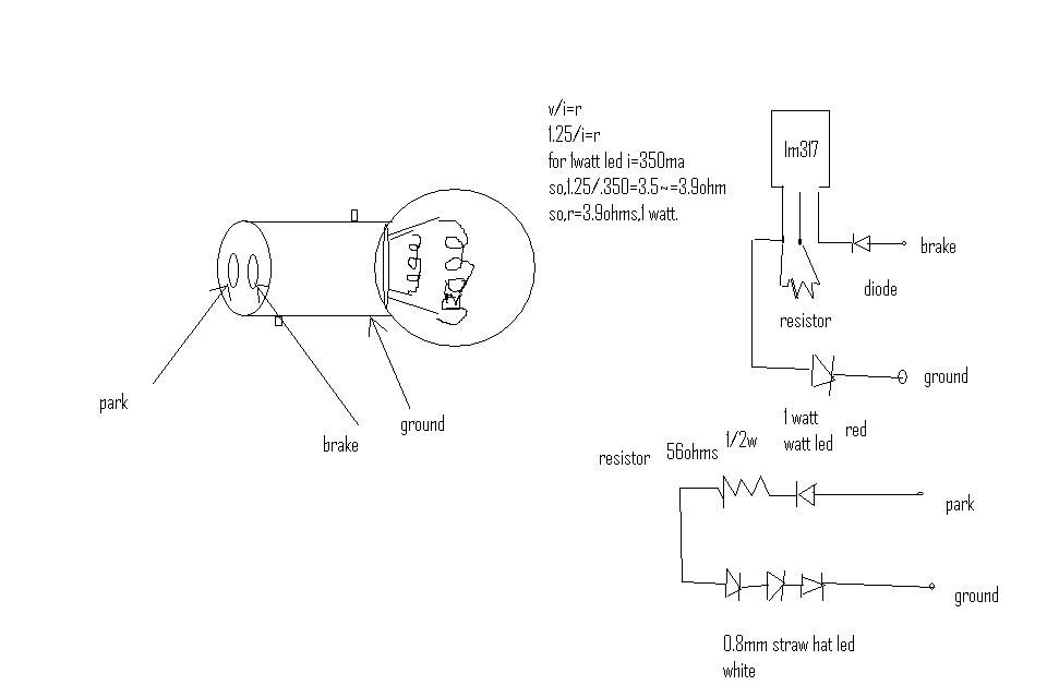 Led Danger Bulb for Bikes