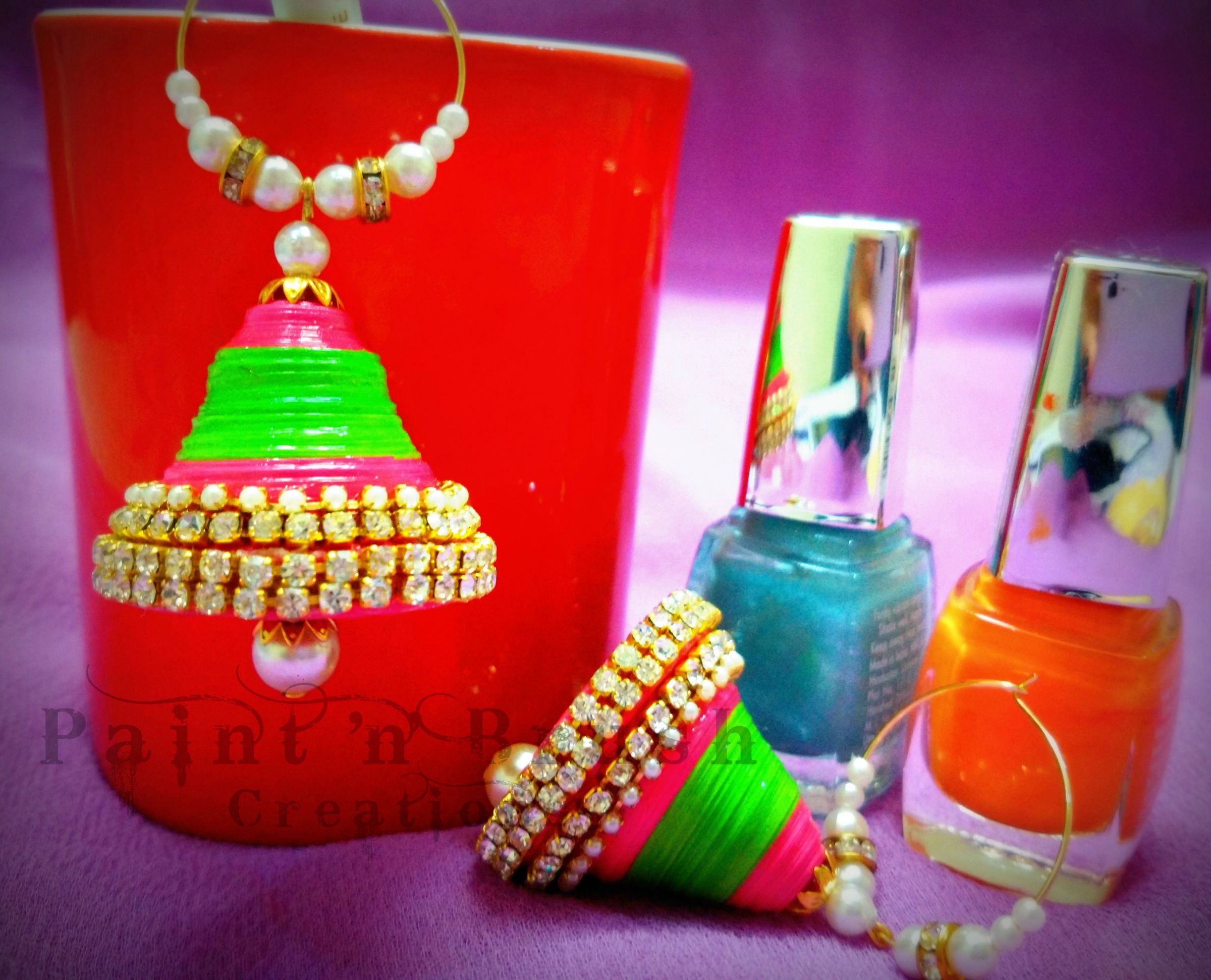 Paper Quilling Ethnic Indian Jhumkas 7 Steps (with Pictures