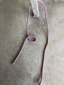 Make Overhand Quarter-Size Hole in Shape of a "6"