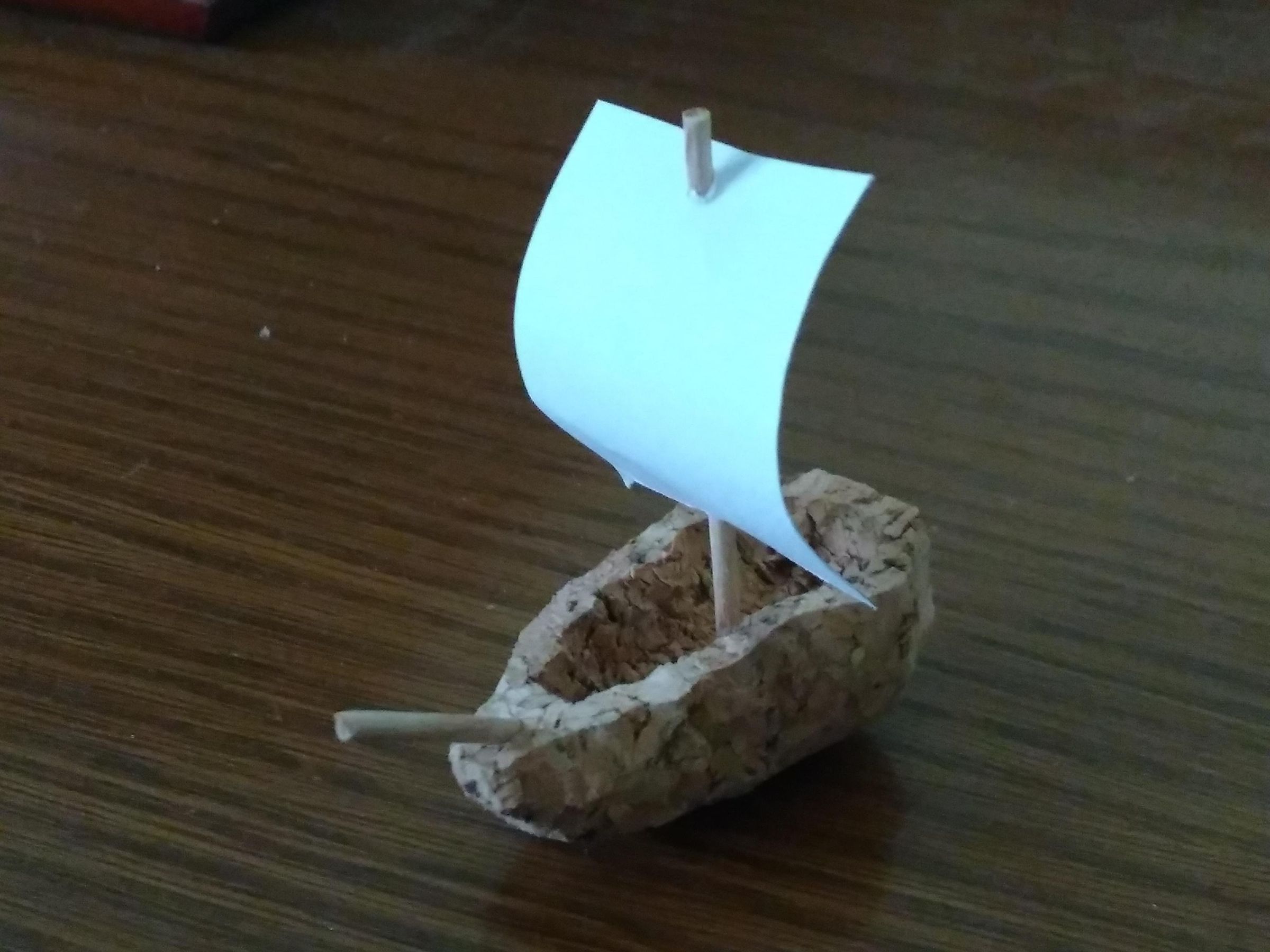 Tiny Cork Boat (Can Be Used for D&D)