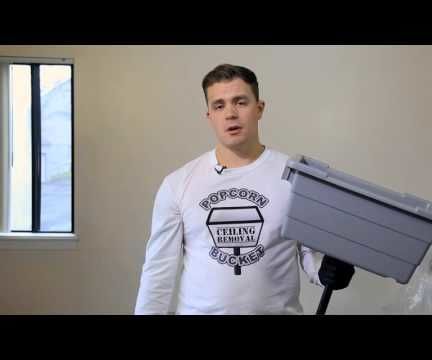 Remove a Popcorn Ceiling Without a Mess