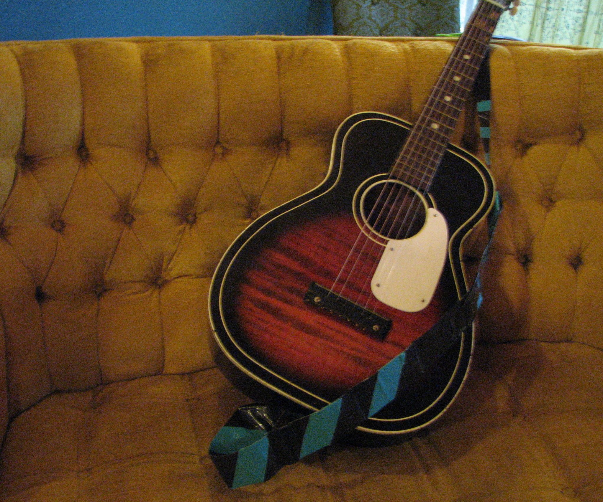 Adjustable Duct Tape Guitar Strap
