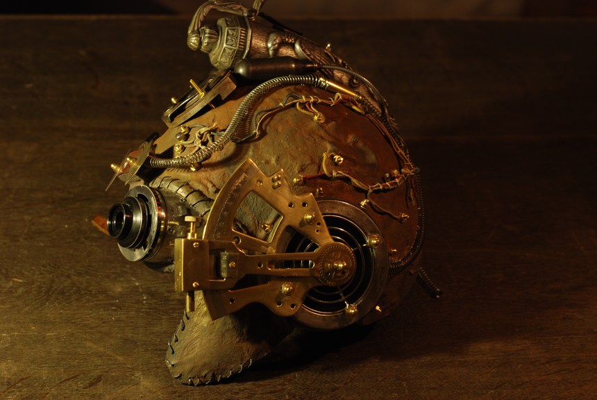Steampunk Helmet, Mask, Movie Prop....