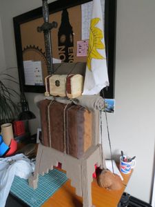 Step 5: the Backpack. Featuring the King's Chair