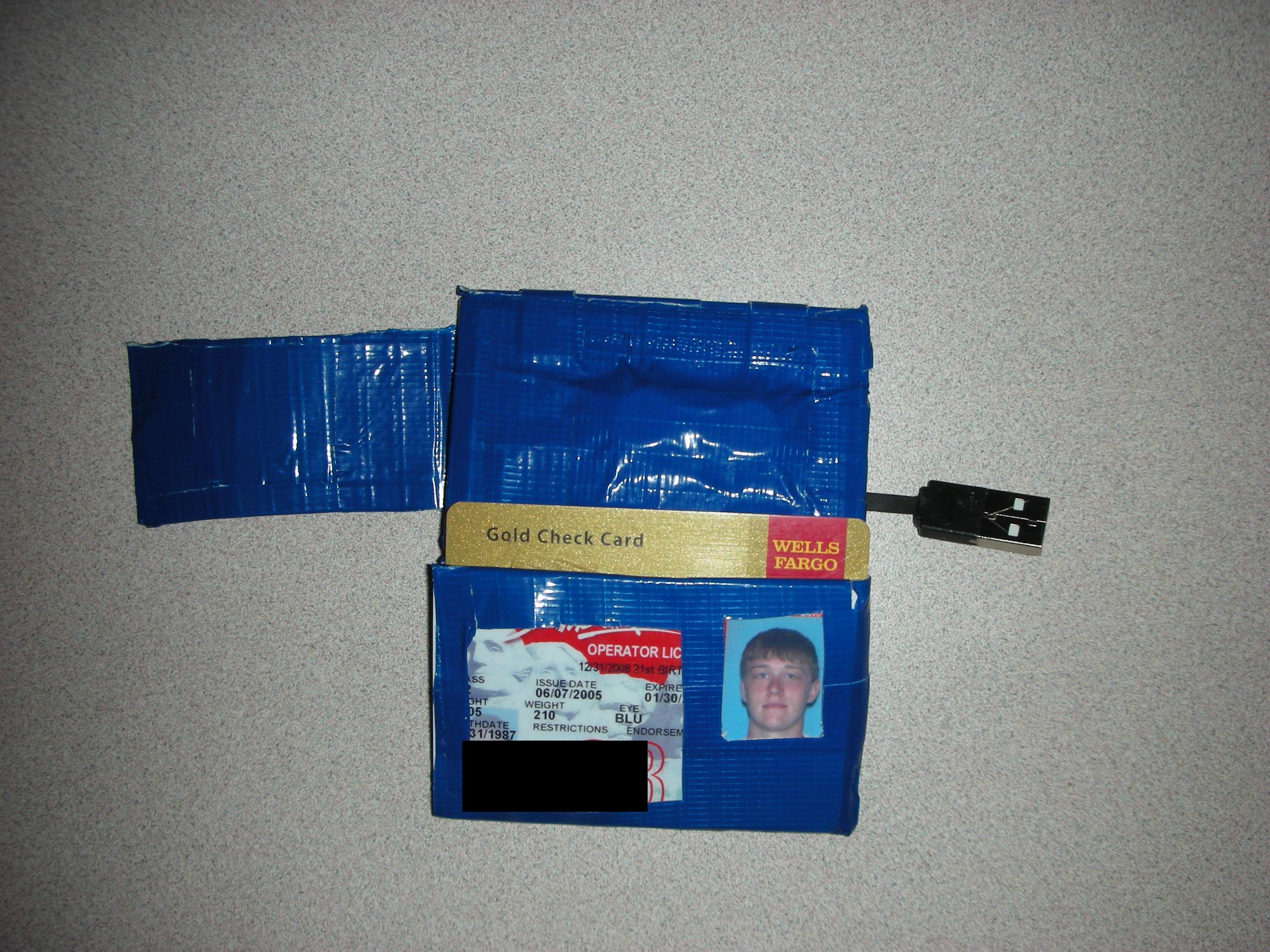 Magic Duct Tape Wallet on Roids