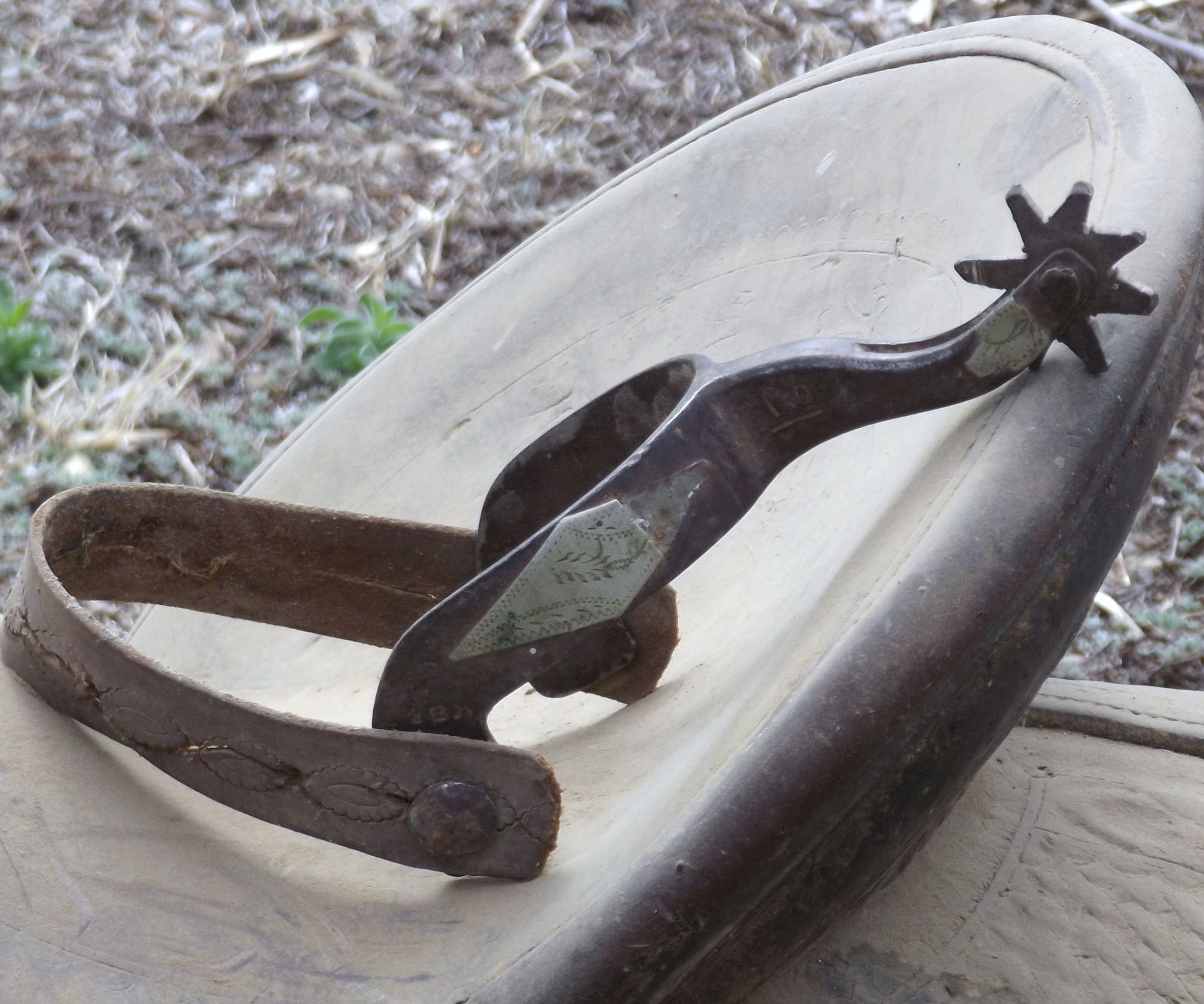 Shadow Box - Grandpa's Spurs
