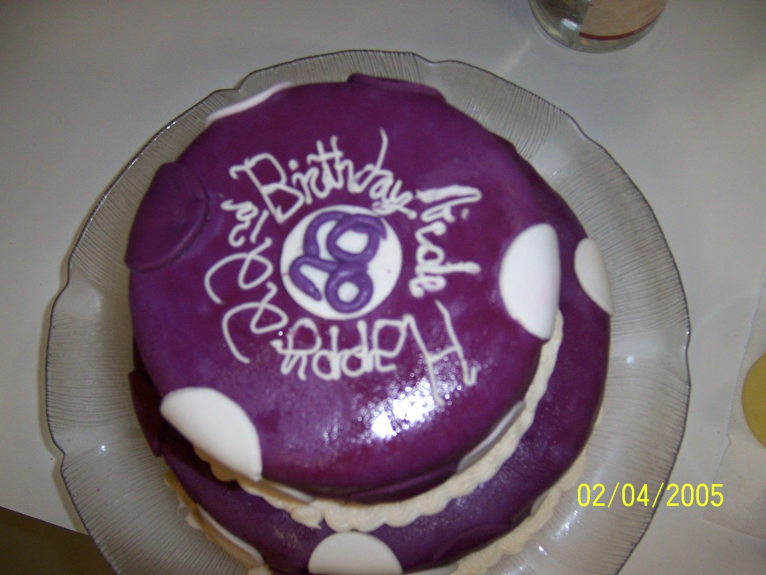 Funky Polka-dot Birthday Cake