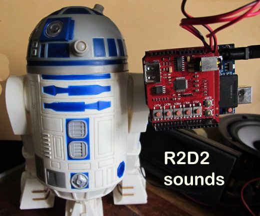 R2D2 Sounds on Your Robot, Arduino 