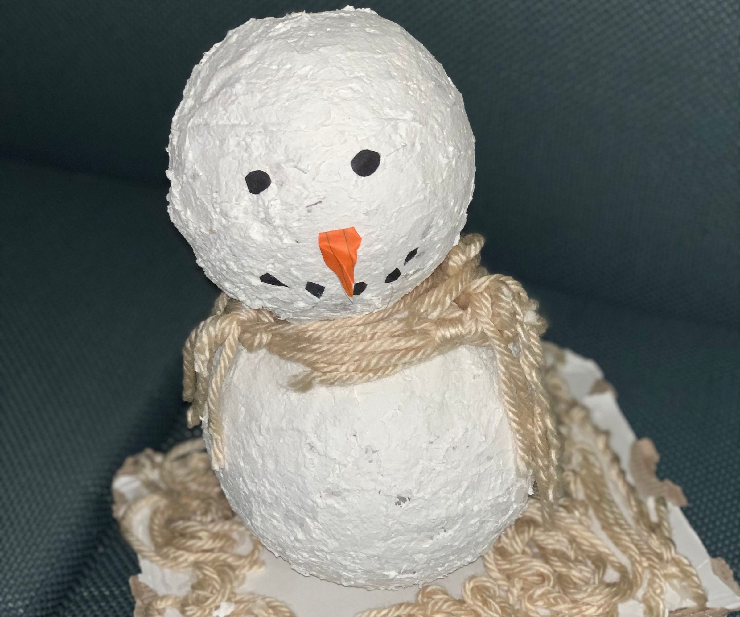 Mache Snowman