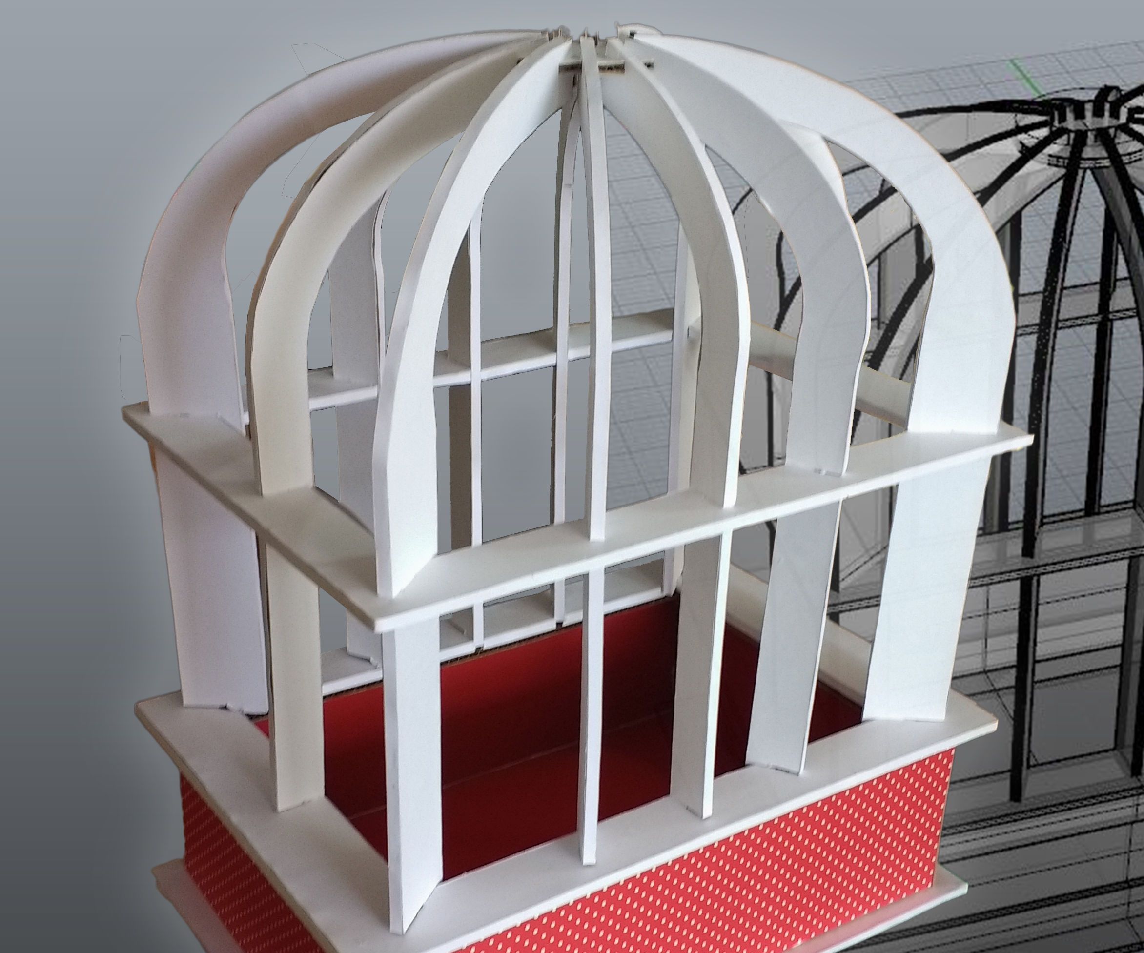 Cardboard Decorative Birdcage