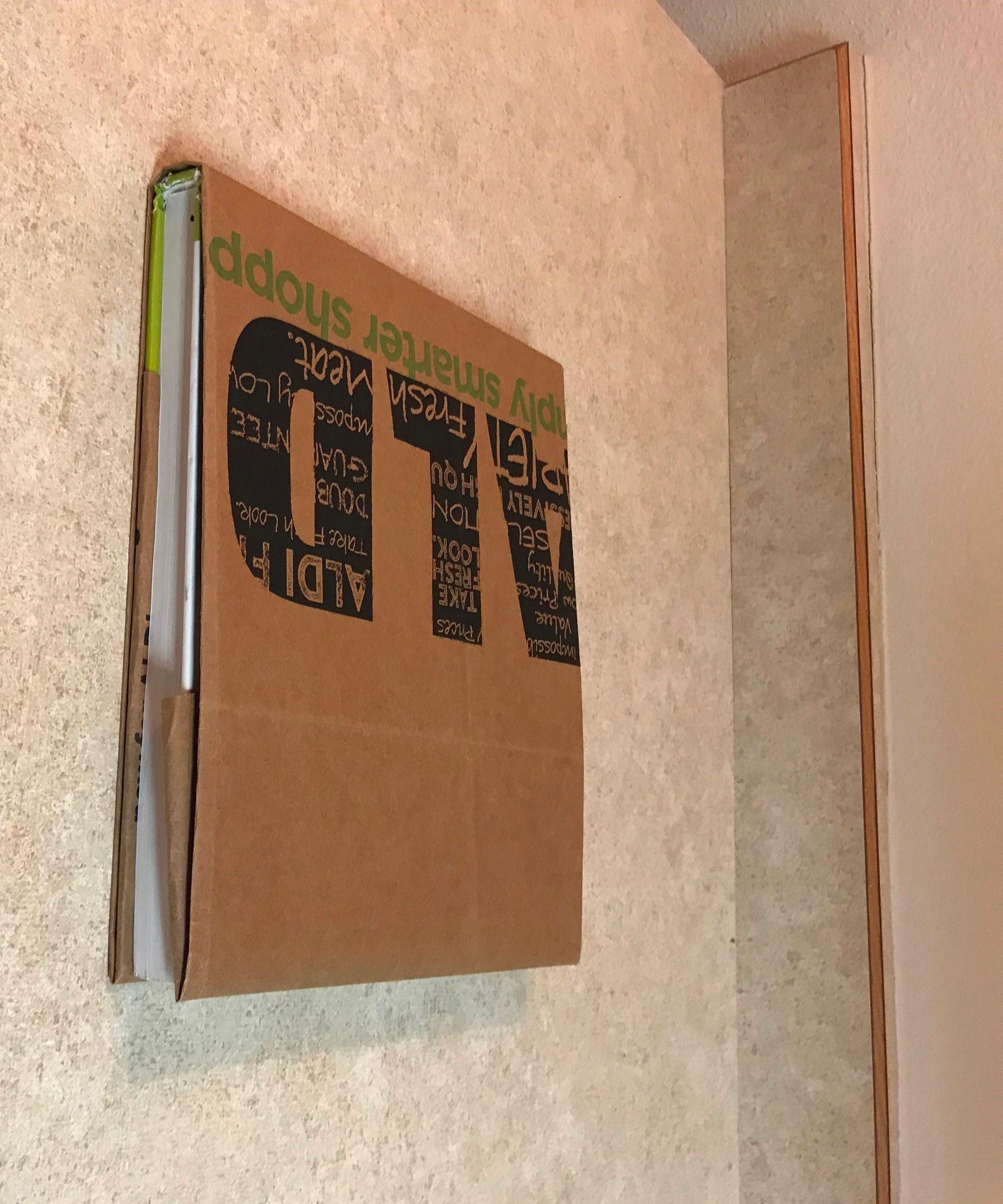 Book Cover Out of a Paper Bag