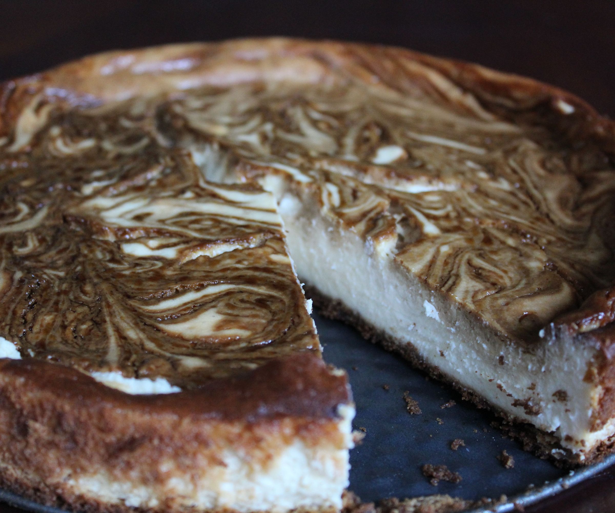 Molasses Marble Cheesecake
