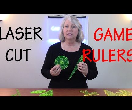 How to Design and Laser Cut Accurate Game Rulers