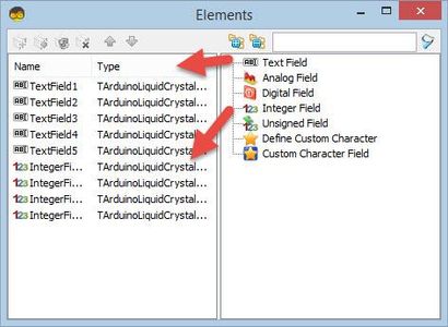 In Visuino Set Components