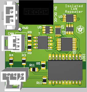 Iso CAN BUS Repeater PCB