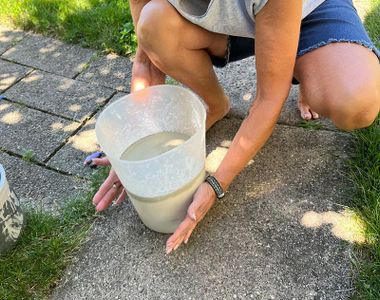 Prepare & Pouring the Cement