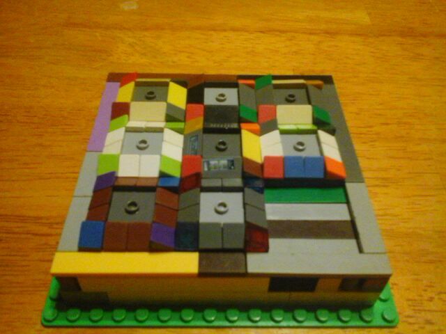 Lego Sliding Panel Compartment